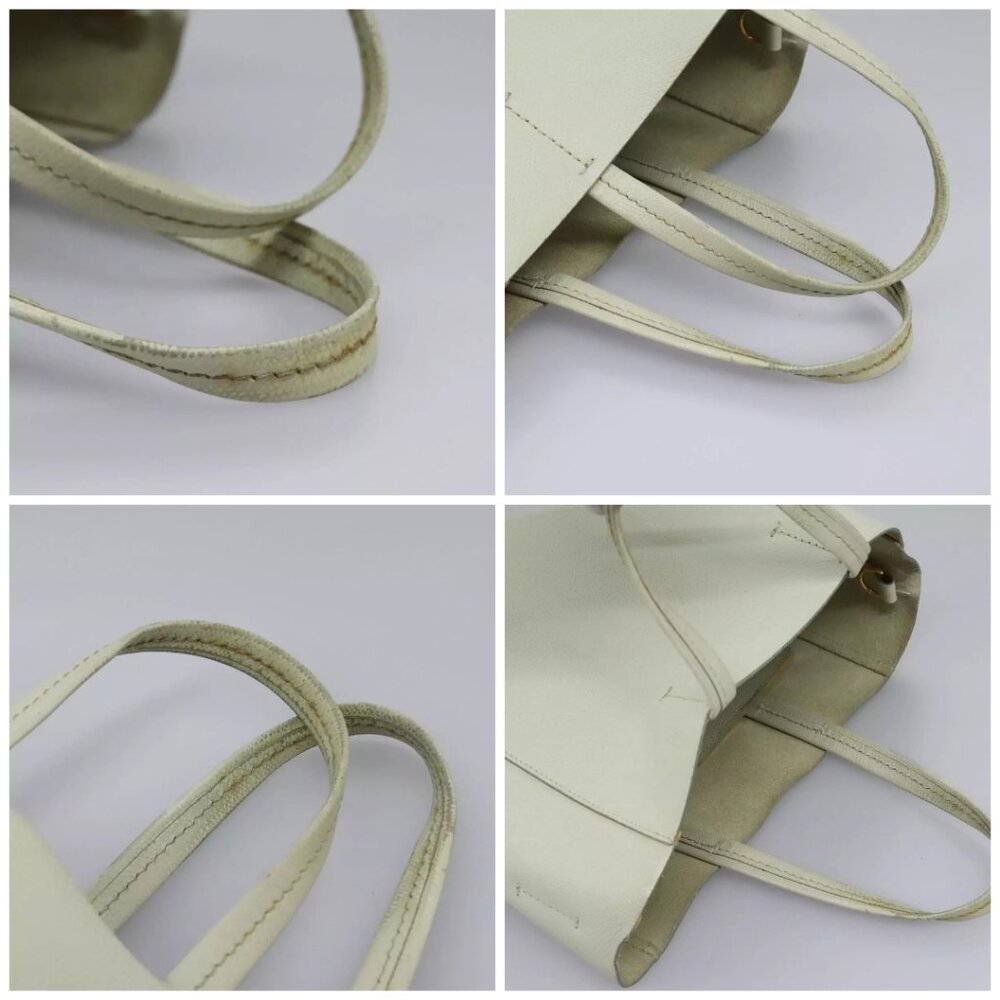 CELINE Tote Bag Leather 2way Red Auth ep7482 - Picture 16 of 16